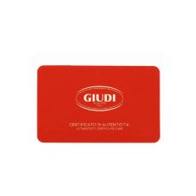 Giudi kártyatartó, piros, lakkbőr, pántos 6421-GVL-05