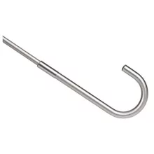 Esküvői fodros elefántcsont színű, kék pöttyökkel- UV szűrős - automata hosszúnyelű esernyő / napernyő - Mary - von Lilienfeld