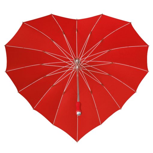 Piros szív - UV szűrős - hosszúnyelű esernyő / napernyő - von Lilienfeld
