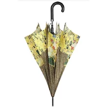 Klimt: A csók - UV szűrős - automata hosszúnyelű esernyő / napernyő - von Lilienfeld