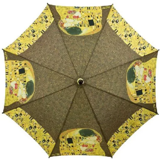 Klimt: A csók - UV szűrős - automata összecsukható esernyő / napernyő - von Lilienfeld