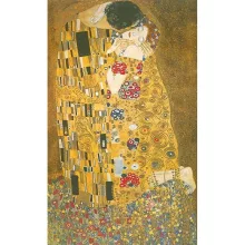 Klimt: A csók - UV szűrős - automata összecsukható esernyő / napernyő - von Lilienfeld