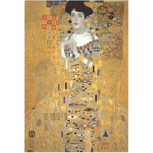 Klimt: Adele - UV szűrős - automata hosszúnyelű esernyő / napernyő - von Lilienfeld
