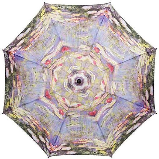 Monet: Vizililiomok - UV szűrős - automata összecsukható esernyő / napernyő - von Lilienfeld
