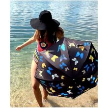 Pillangók - UV szűrős - automata összecsukható esernyő / napernyő - von Lilienfeld