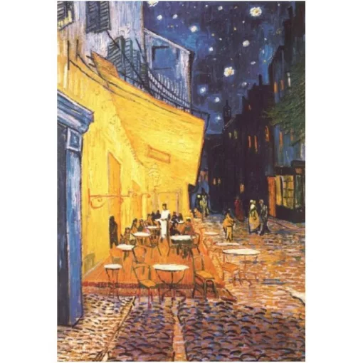 Van Gogh: Éjjeli kávézó - UV szűrős - automata hosszúnyelű esernyő / napernyő - von Lilienfeld