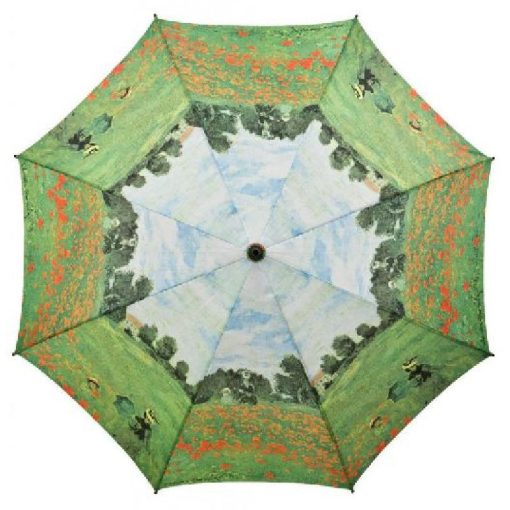 Monet: Pipacsvirágzás - UV szűrős - automata összecsukható esernyő / napernyő - von Lilienfeld