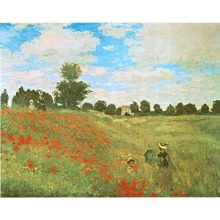Monet: Pipacsvirágzás - UV szűrős - automata összecsukható esernyő / napernyő - von Lilienfeld