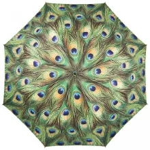 Páva - UV szűrős - automata hosszúnyelű esernyő / napernyő - von Lilienfeld