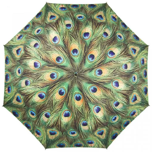 Páva - UV szűrős - automata hosszúnyelű esernyő / napernyő - von Lilienfeld