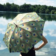 Páva - UV szűrős - automata összecsukható esernyő / napernyő - von Lilienfeld