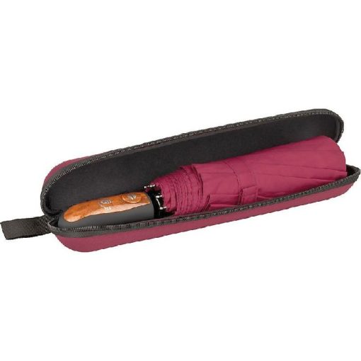 Clark  - UV szűrős - bordó, viharálló, teflon bevonatú, automata összecsukható esernyő / napernyő - von Lilienfeld