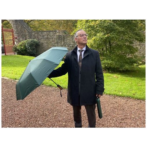 Clark  - UV szűrős - sötétzöld, viharálló, teflon bevonatú, automata összecsukható esernyő / napernyő - von Lilienfeld