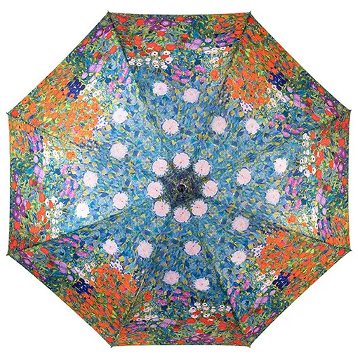 Klimt: Falusi kert - UV szűrős - automata hosszúnyelű esernyő / napernyő - von Lilienfeld