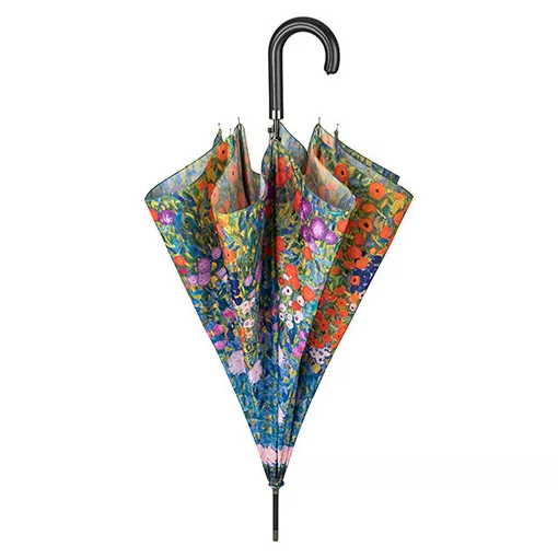 Klimt: Falusi kert - UV szűrős - automata hosszúnyelű esernyő / napernyő - von Lilienfeld