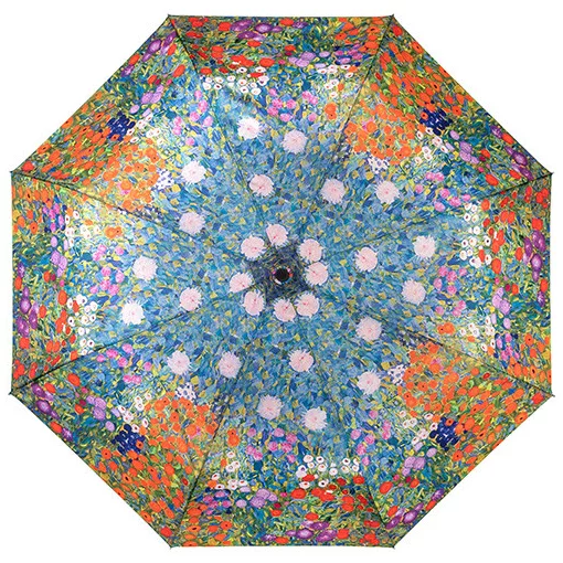 Klimt: Falusi kert - UV szűrős - automata összecsukható esernyő / napernyő - von Lilienfeld