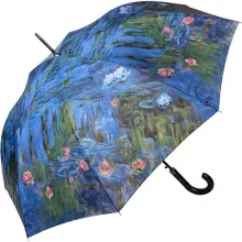 Monet: Vizililiomok kék - UV szűrős - automata hosszúnyelű esernyő / napernyő - von Lilienfeld