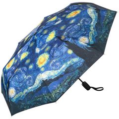   Van Gogh: Csillagos éj - UV szűrős - automata összecsukható esernyő / napernyő - von Lilienfeld