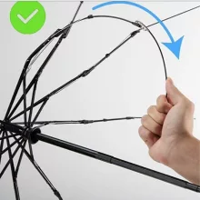 Klimt: Az élet fája/ Az elvárás - UV szűrős - automata összecsukható esernyő / napernyő - von Lilienfeld