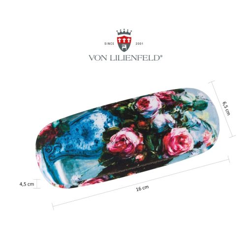 Renoir: Váza rózsákkal - Szemüvegtok tisztítókendővel - von Lilienfeld