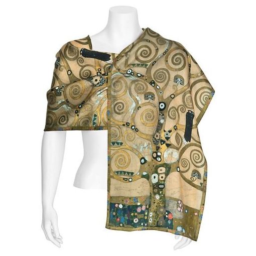 Klimt: Életfa - Selyemsál 100% - von Lilienfeld