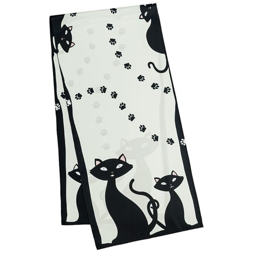 Fekete macskák - Selyemsál 100% - von Lilienfeld