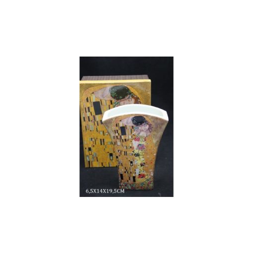 Porcelánváza 14x19,5cm Klimt:The Kiss – P&P