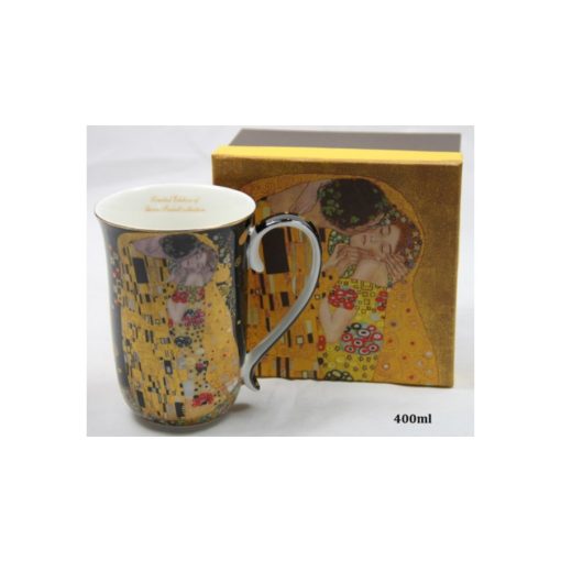 Porcelánbögre 400ml, Klimt:The Kiss – P&P