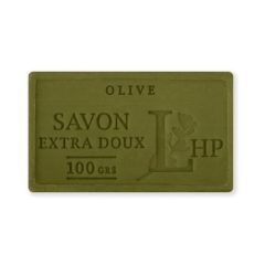   Lavanderaie de Haute Provence Marseille szappan, növényi olajjal, 100g, parabén-tartósítószer-szulfát mentes, hidratáló, celofánban, Olive (oliva)