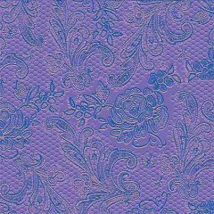   Lace embossed light blue dombornyomott papírszalvéta 25x25cm15db-os