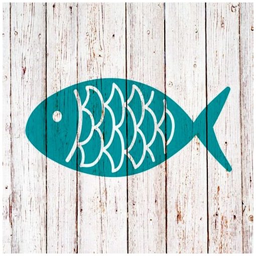 Cabana Fish papírszalvéta 33x33cm, 20db-os