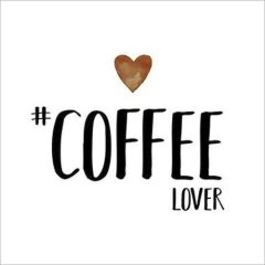 Coffee Lover papírszalvéta 33x33cm, 20db-os
