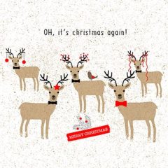 Oh Christmas again! papírszalvéta 33x33cm, 20db-os