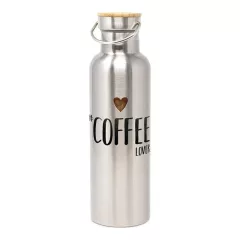   Rozsdamentes acél útipalack, duplafalú,0,75l, Coffee Lover – PPD