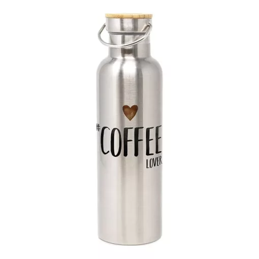 Rozsdamentes acél útipalack, duplafalú,0,75l, Coffee Lover – PPD