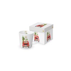 Porcelánbögre 0,4l, dobozban, Christmas Taxi – PPD