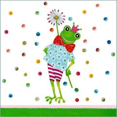 Happy Frog papírszalvéta 33x33cm, 20db-os