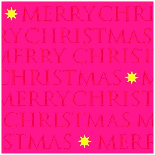 PPD Christmas letters red dombornyomott papírszalvéta 33x33cm, 20db-os