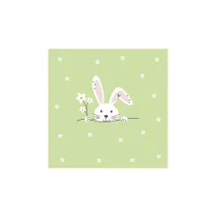 Hello Easter green papírszalvéta 33x33cm, 20db-os – PPD