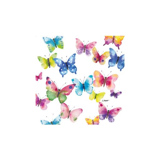 Butterfly Phantasy papírszalvéta 33x33cm, 20db-os – PPD
