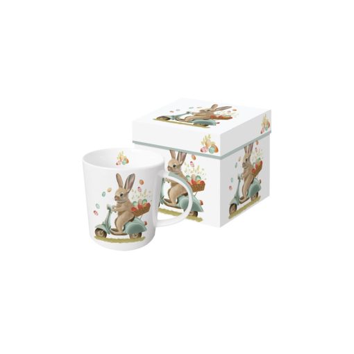 Porcelánbögre 0,4l dobozban, Bunny Dash – PPD