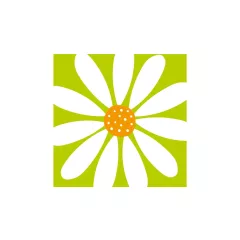 Happy Flower green papírszalvéta 33x33cm, 20db-os – PPD