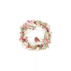   Beautiful Christmas Wreath papírszalvéta 33x33cm, 20db-os – PPD