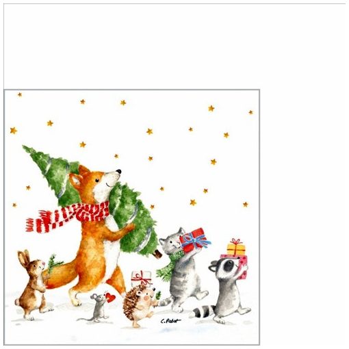 PPD Let's get it started papírszalvéta 25x25cm, 20db-os