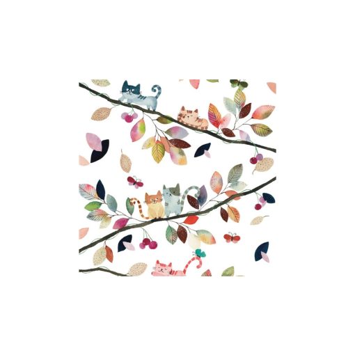 Fall Cats papírszalvéta 33x33cm, 20db-os – PPD
