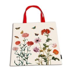   Textil bevásárlótáska 38x40cm, polyester, Maria Sibylla Merian