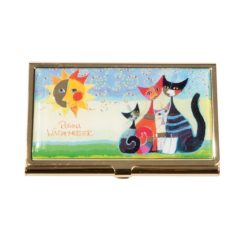   Névjegykártyatartó fém, 9,5x0,8x6cm, Rosina wachtmeister:Momenti di Felicita – Fridolin