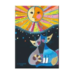   Hűtőmágnes 8x5,4x0,3cm, Rosina Wachtmeister: Happines is shared