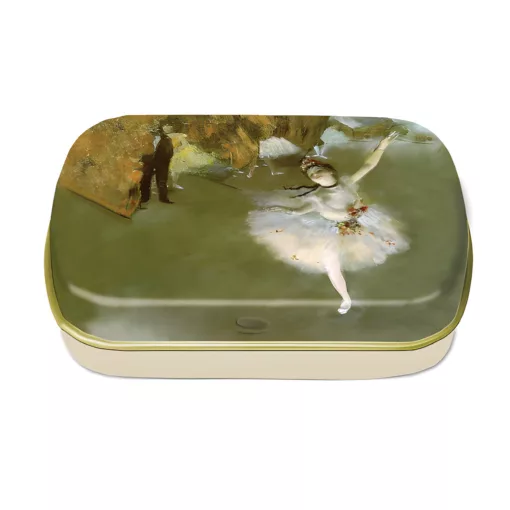 Fémdoboz 6,3x1,8x5,2 cm, Degas:The Star – Fridolin