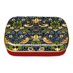   Fridolin Fémdoboz 6,3x1,8x5,2cm, William Morris: strawberry Tief